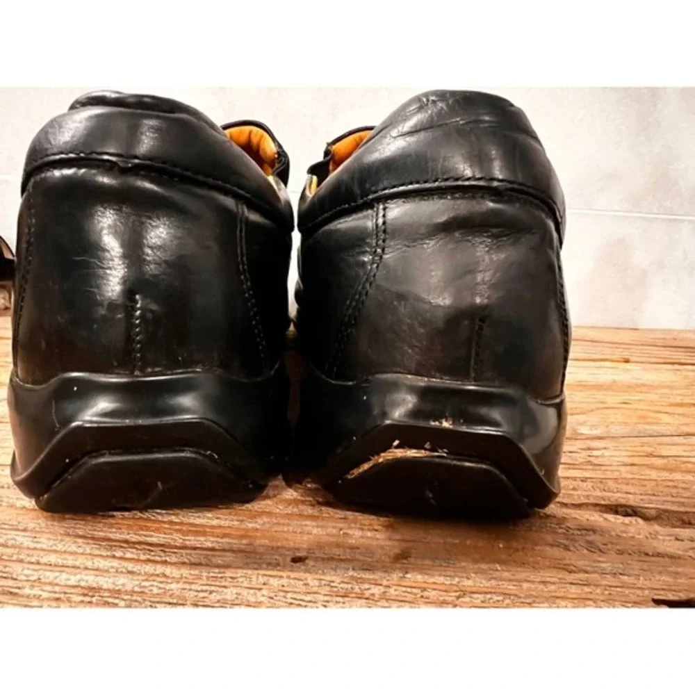 Cole Haan NikeAir Mens‎ Black Leather Slip On Loafer Dress Shoes Size 11 Comfort